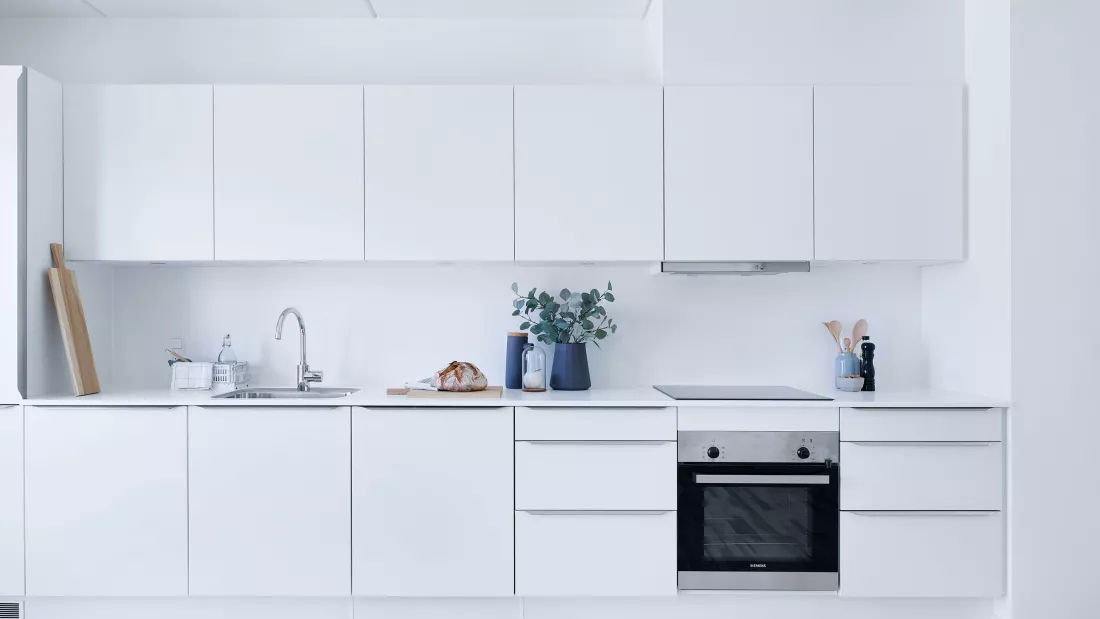 Kitchen in clean design