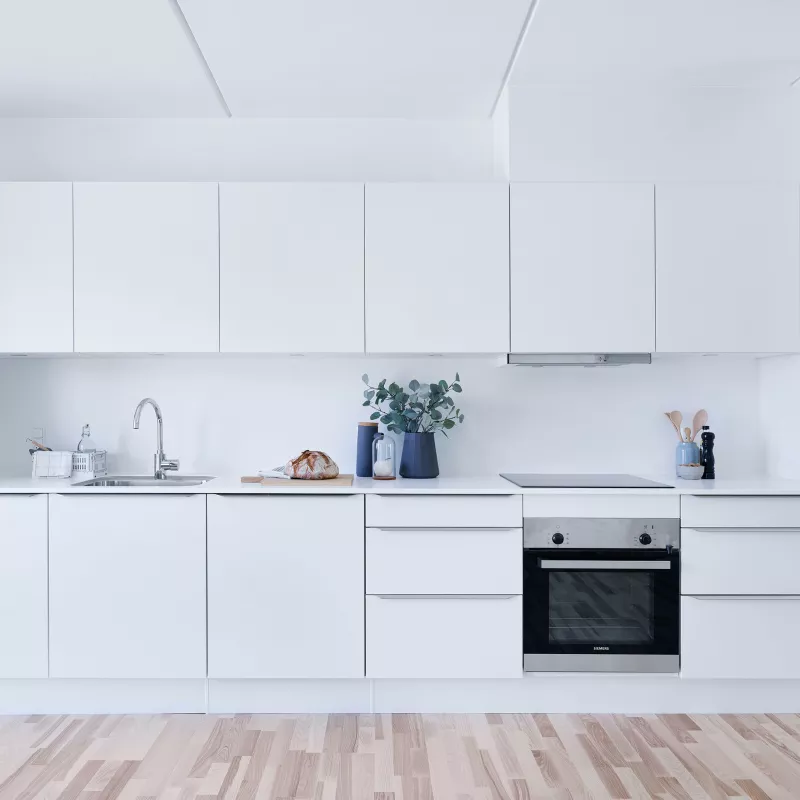 Kitchen in clean design