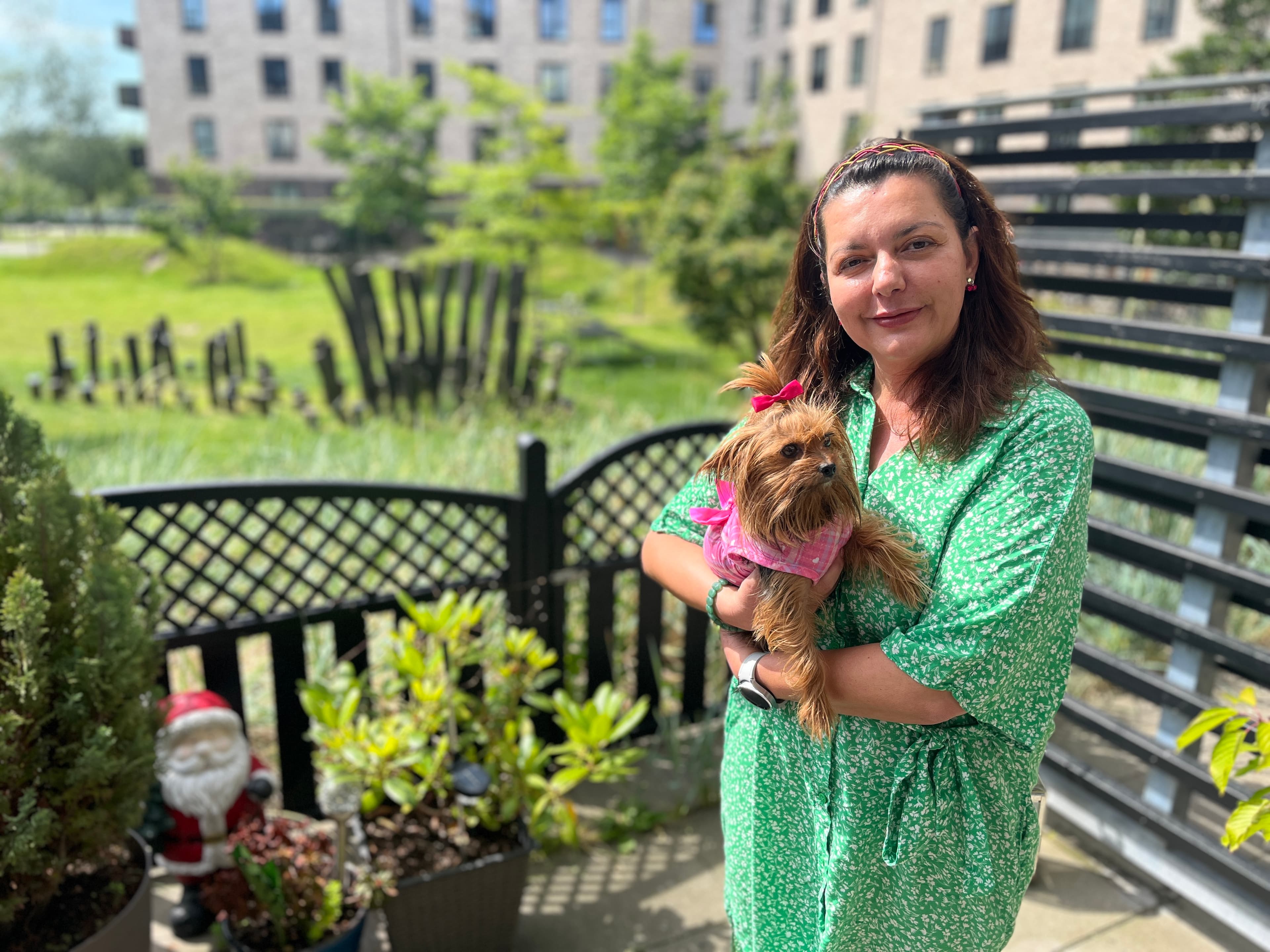 Sarah Aslani, beboer på Øresund Park ved Amager Strand