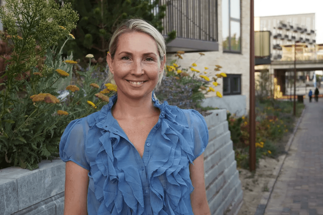 Christina Fenger at the event Sammen om Greve