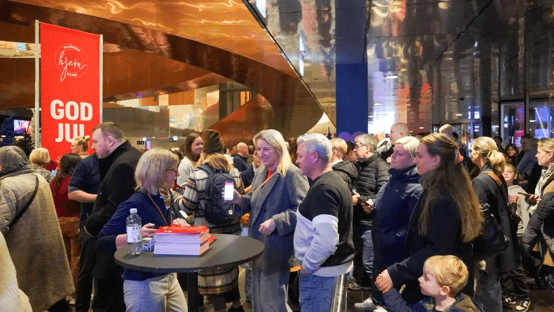 People attending the event Balders Christmas at Experimentarium in Copenhagen