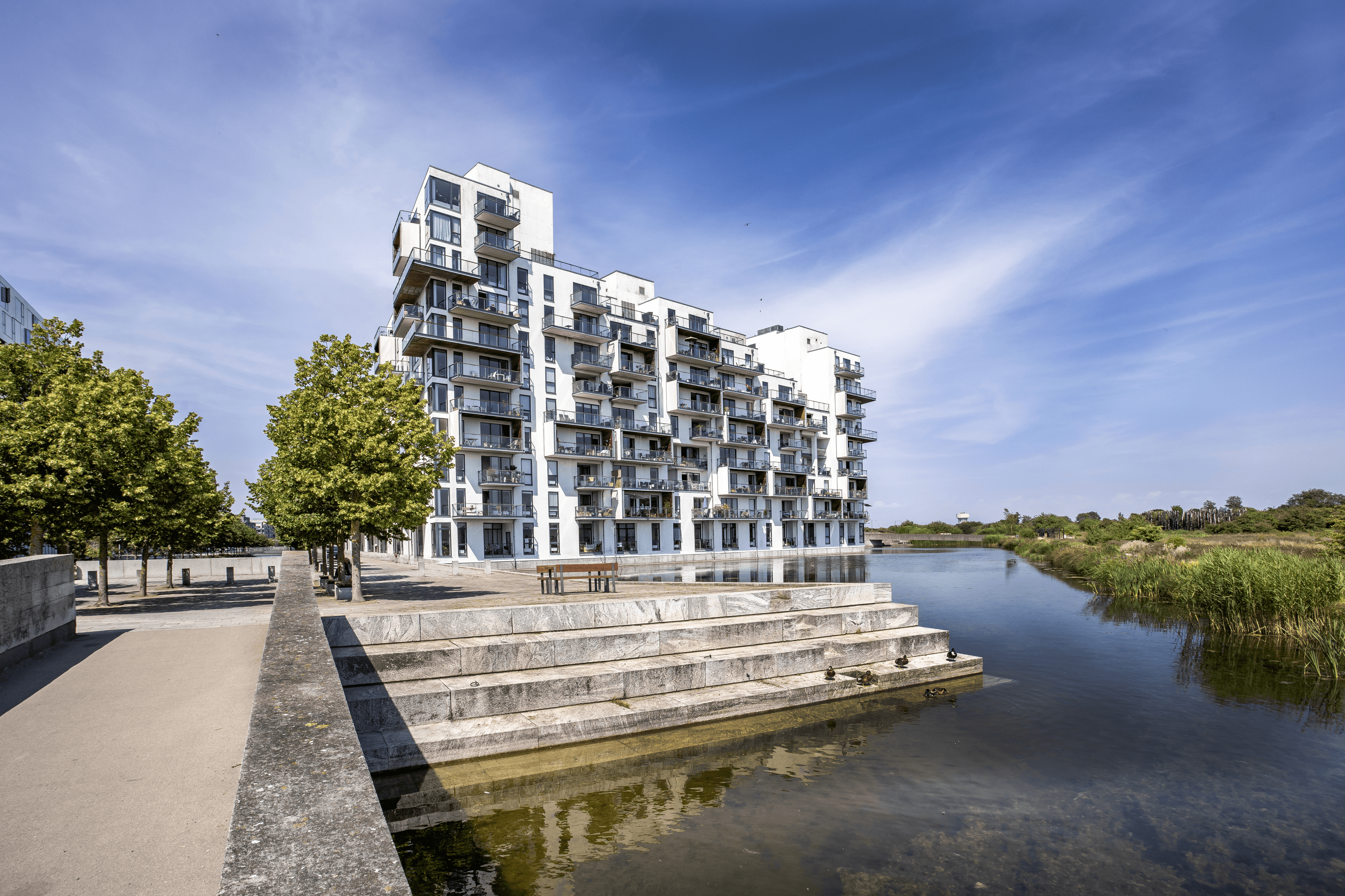 Stævnen façade facing Vestamagersøen