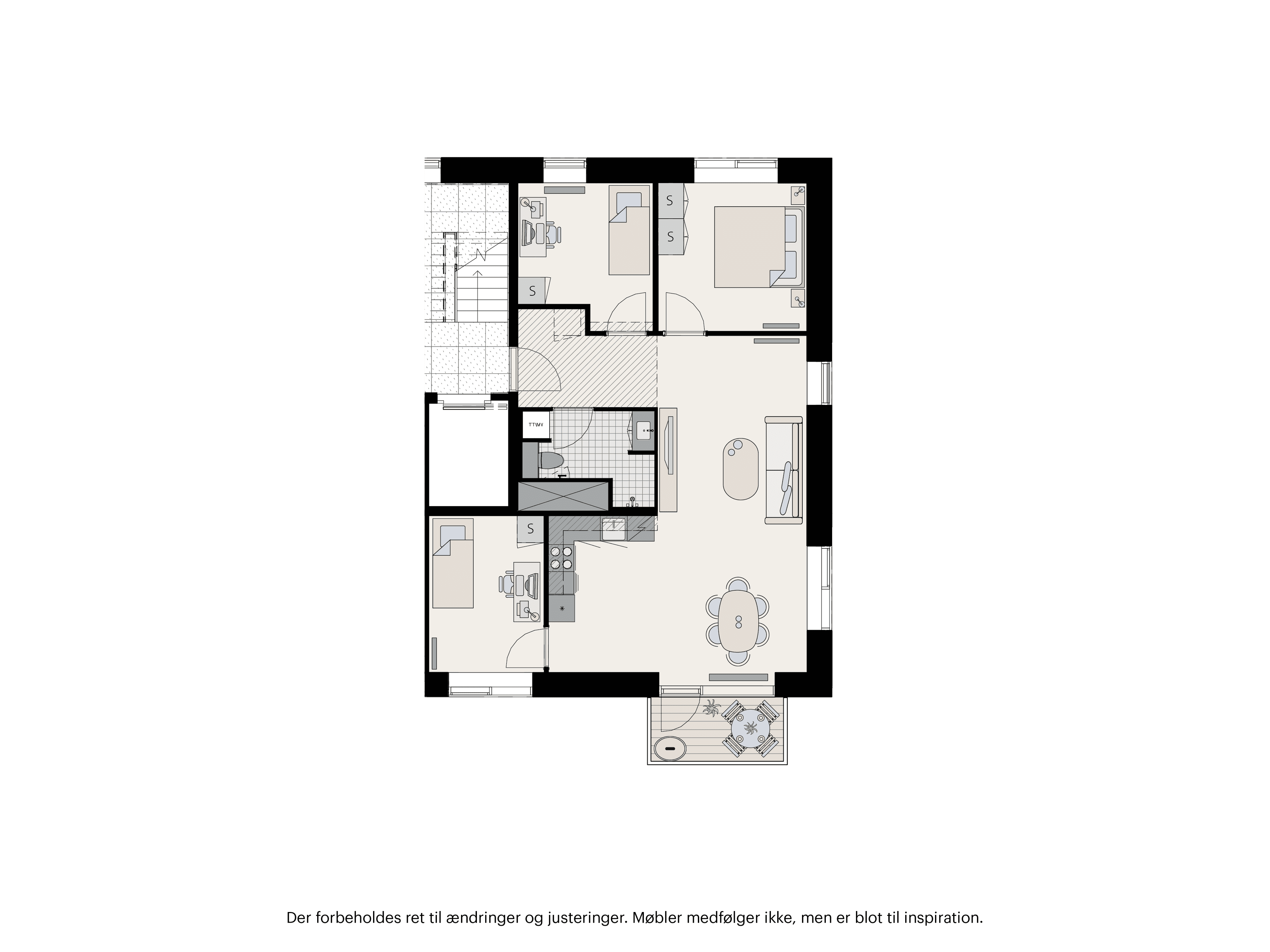 Plan for Elsehus / F1 (spejlvendtgavl) hash:bc6af680a5404e8b577fb6f6701bd33041a199f1e917b6260d05b33180e90e96