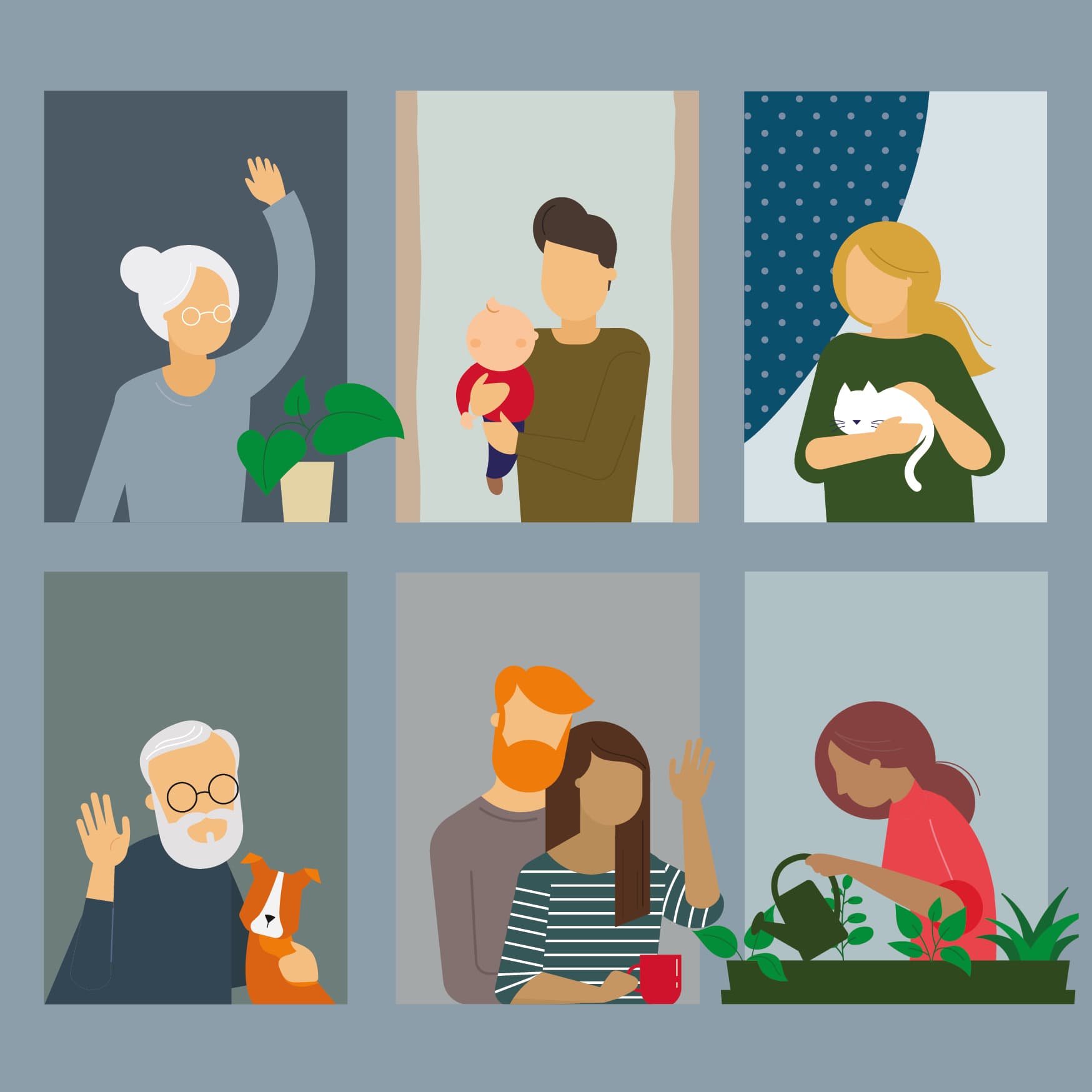 illustration of neighbours