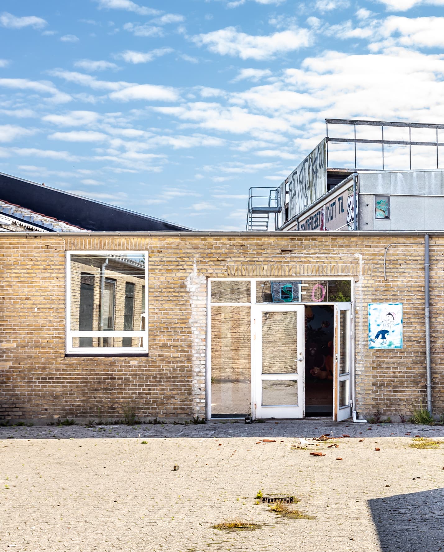 Old Entrance to the After-School Program at Fortkvarteret