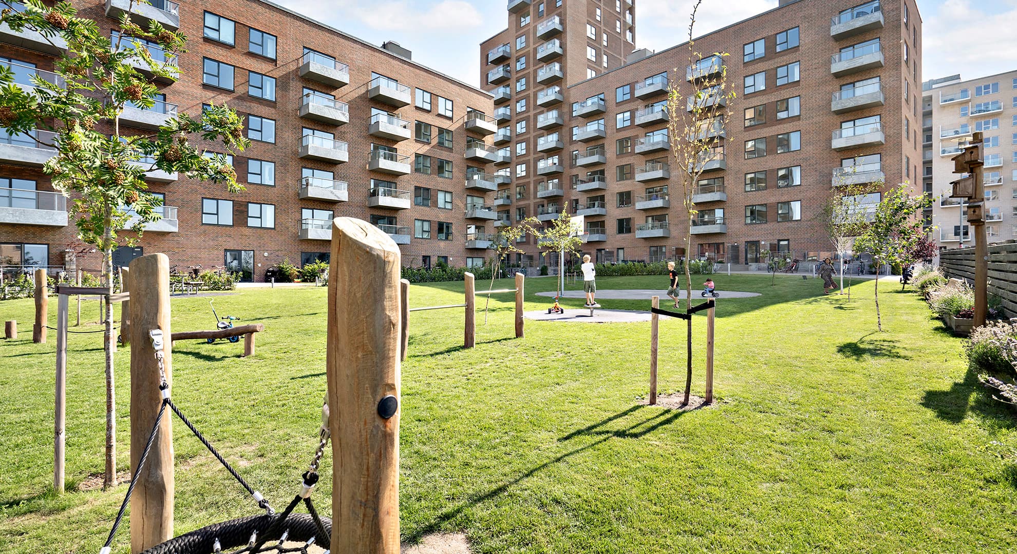 Rækkehus med privat tagterrasse ud til Fælleden 4