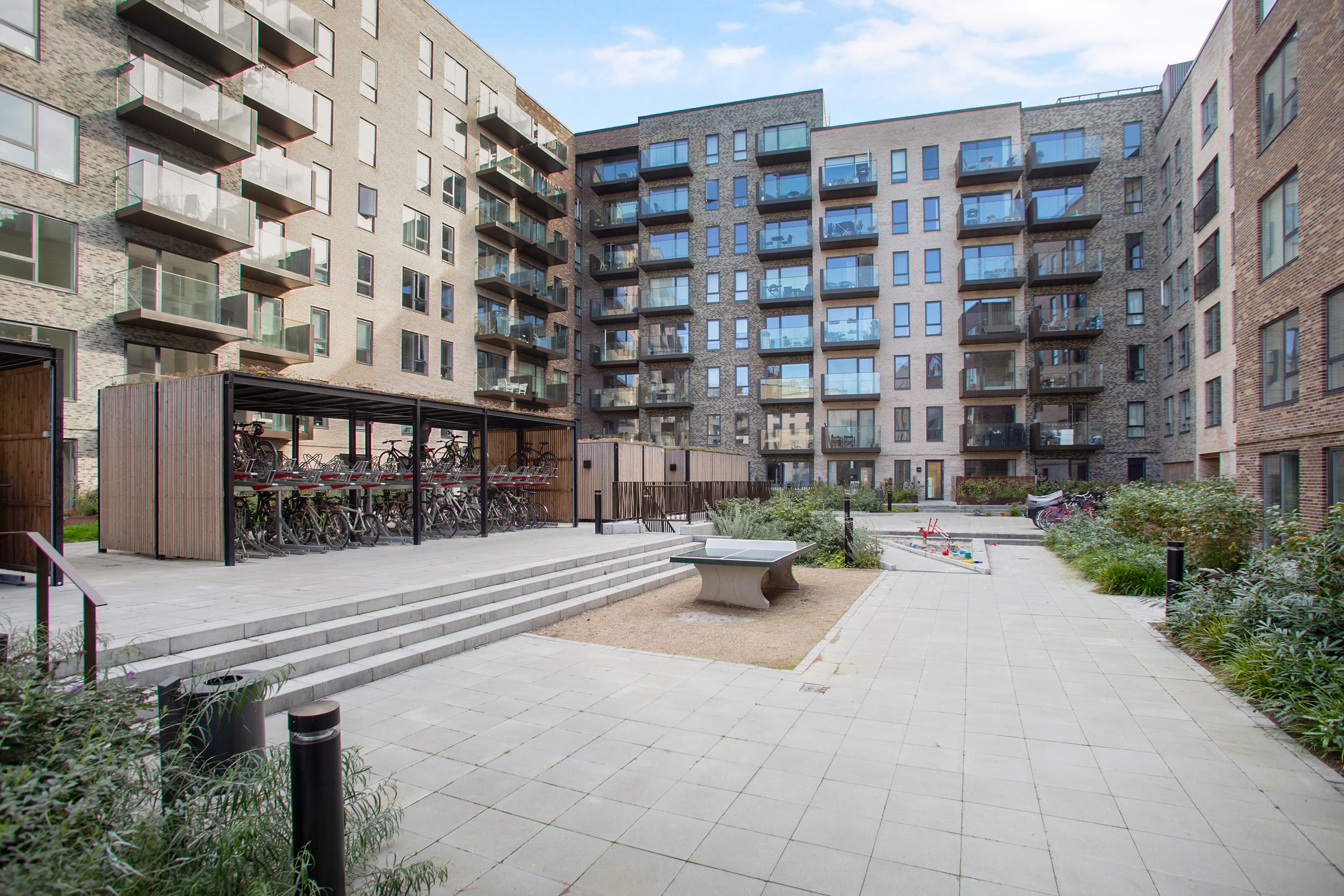 3 værelses lejlighed med 13 m2 stor terrasse 3