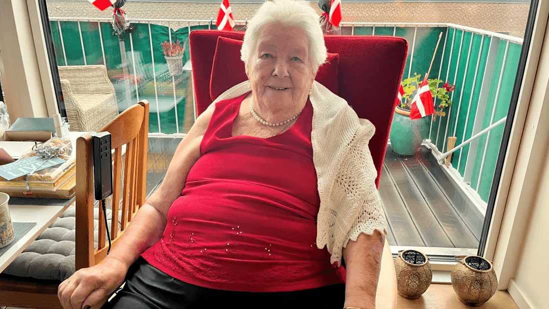 Balders’ oldest resident, Oda Nielsen, celebrates her 100th birthday