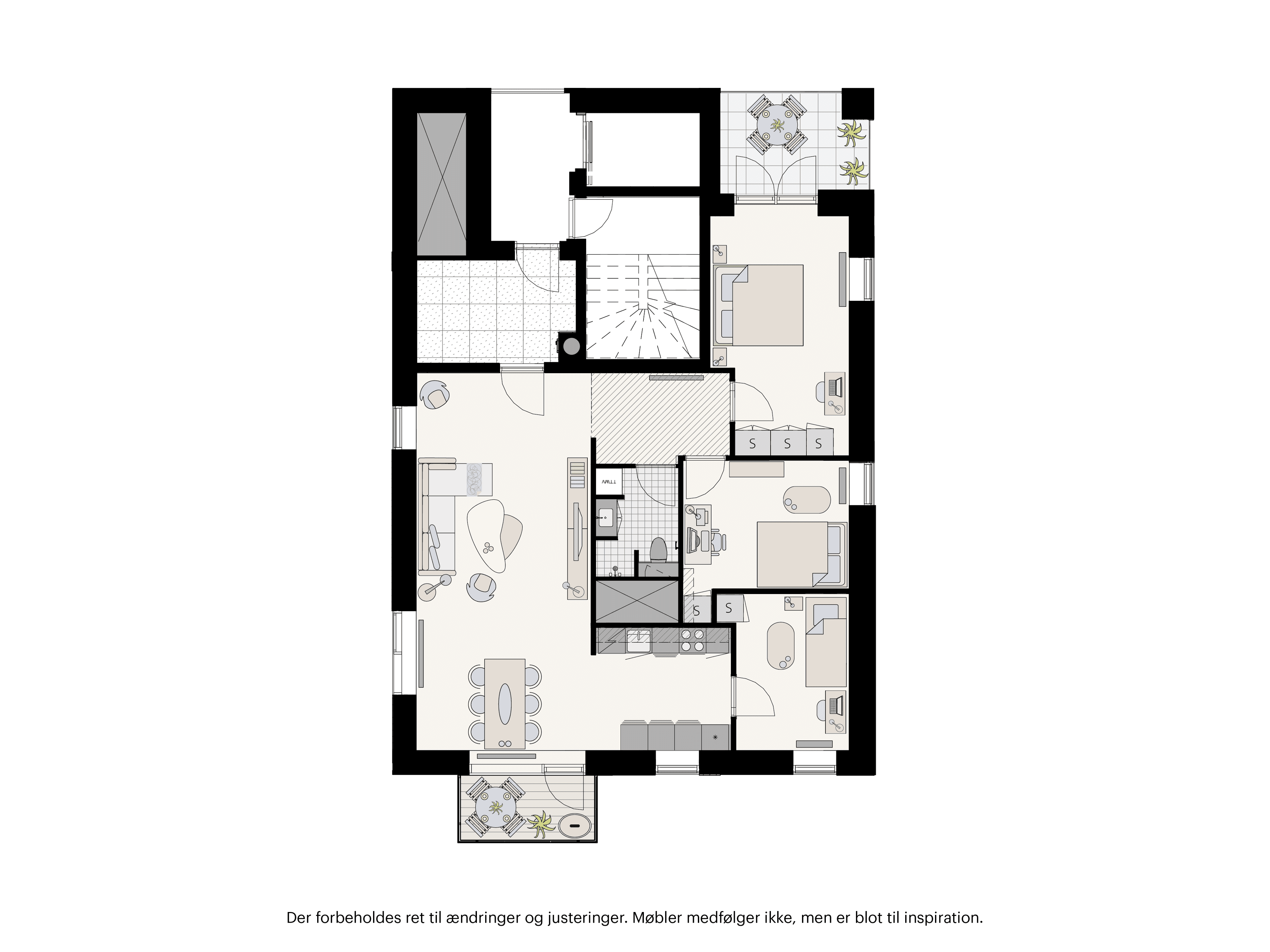 Plan for Elsehus / Penthouse (spejlvendt hash:972c9071ed895c73a04f9e3357185b3425c8e1330480b1901191e44450bbc409