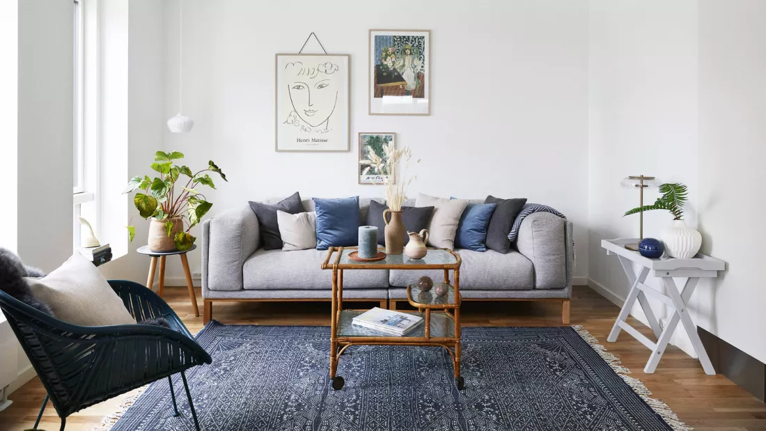Stue med sofa i Ørestad
