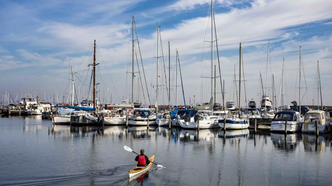 THE HARBOUR IN HELSINGØR NEAR OFELIAHAVEN