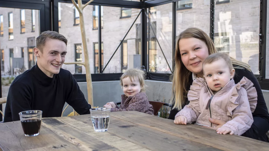 Michelle og Simon elsker at bo i Lerholmen, Nærheden