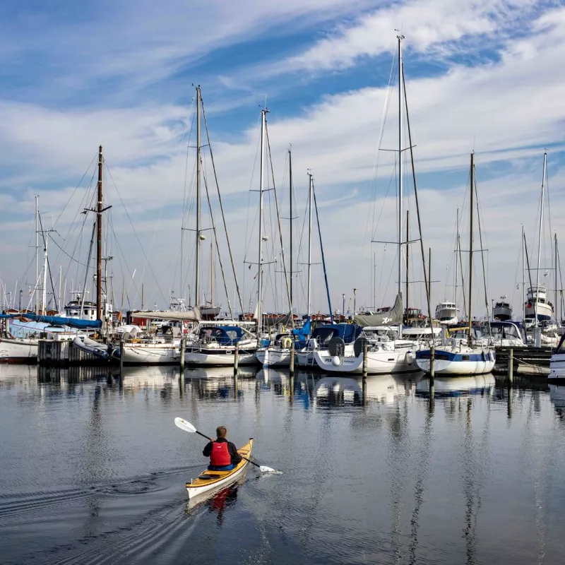 Havnen i Helsingør ved Ofeliahaven