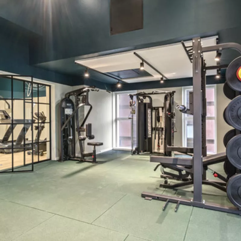Moderne fitnesslokale