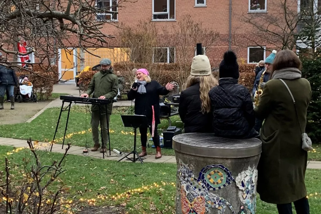 Balder på Østerfælled Torv  julekoncerter