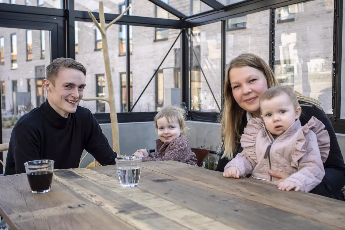 Beboerne stortrives i Nærheden