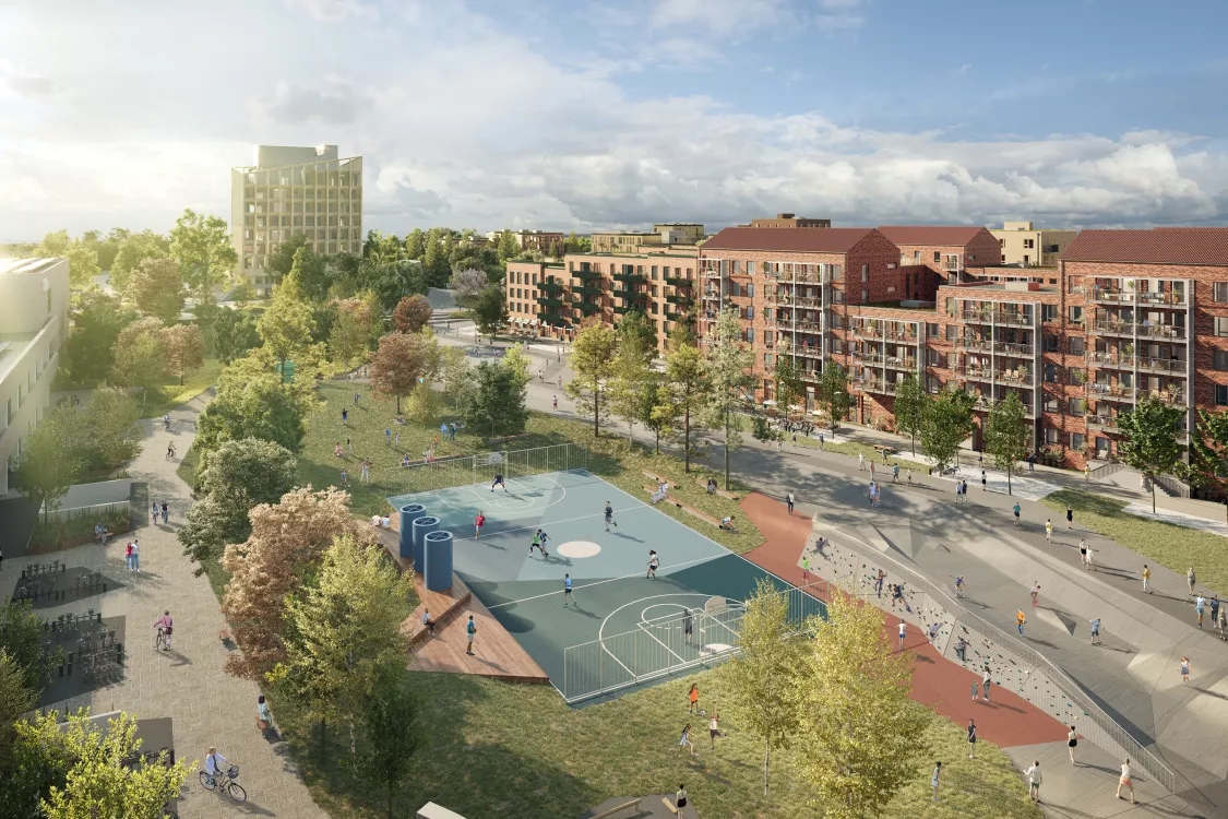 Rubinhaven område rendering