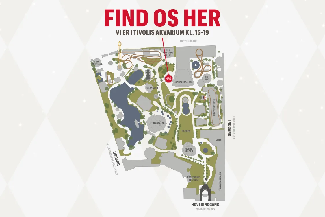 Kort til Balder i Tivoli