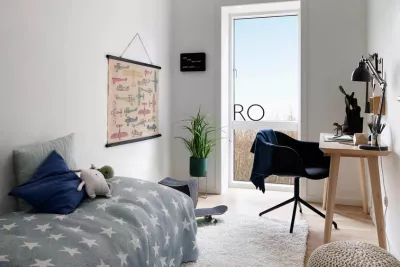 Børneværelse i prøvebolig i agerhusene Høje Taastrup