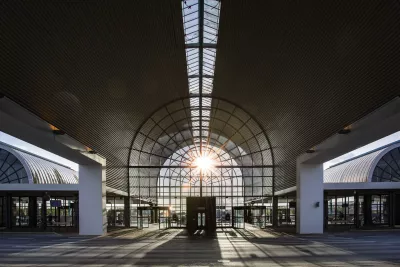 Høje Taastrup Station tæt på nybygget agerhusene