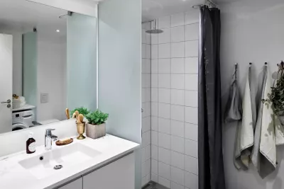 Badeværelse i prøvebolig agerhusene i Høje Taastrup