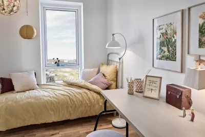 børneværelse i prøvebolig i lerholmen, hedehusene