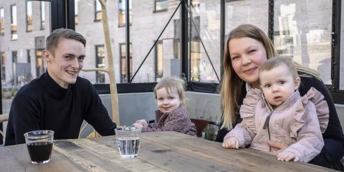 Michelle og Simon elsker at bo i Lerholmen, Nærheden